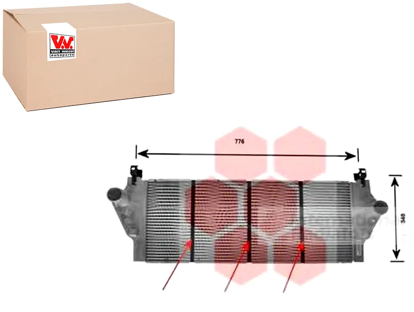 intercooler-renault-van-wezel