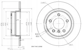 tarcze-ham-2szt-bmw-t-e87-e90-maxgear