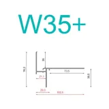 profil-okapowy-prosty-w35-system-pro-renoplast-stan-nowy