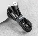 baseus-cable-usb-do-usb-c-cafule-3a-0-5m-szary-stan-nowy