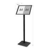 stojak-info-menu-premium-czarny-a3-stan-nowy