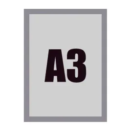 ramka-magnetic-a3-srebrna
