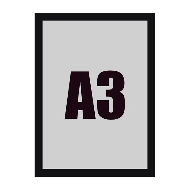 ramka-magnetic-a3-czarna
