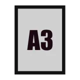 ramka-magnetic-a3-czarna