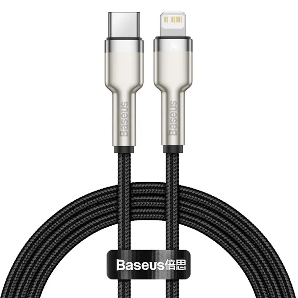 kabel-usb-c-do-lightning-baseus-cafule-pd-20w-1m-czarny