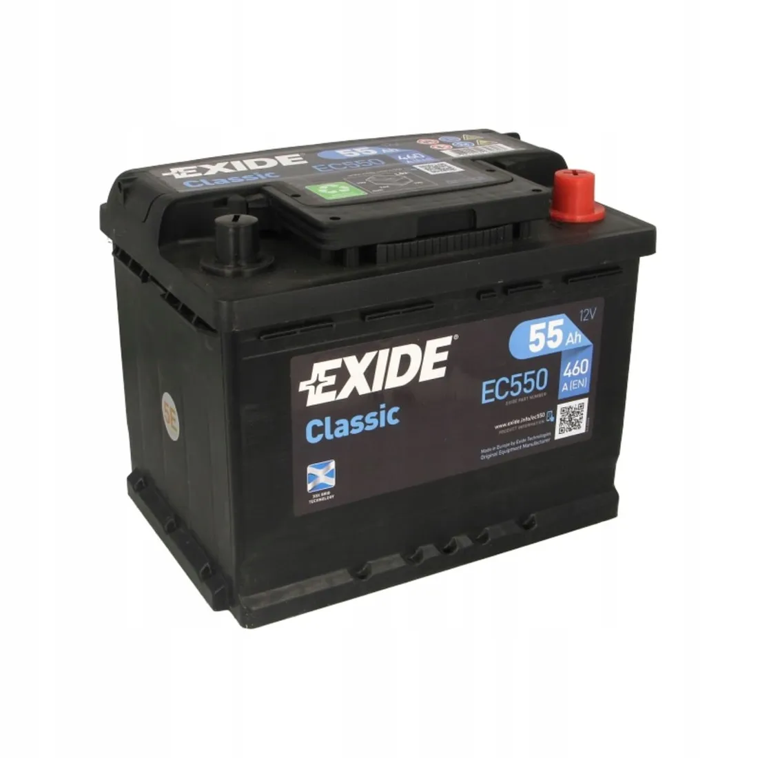 akumulator-exide-classic-55ah-460a-p-stan-nowy