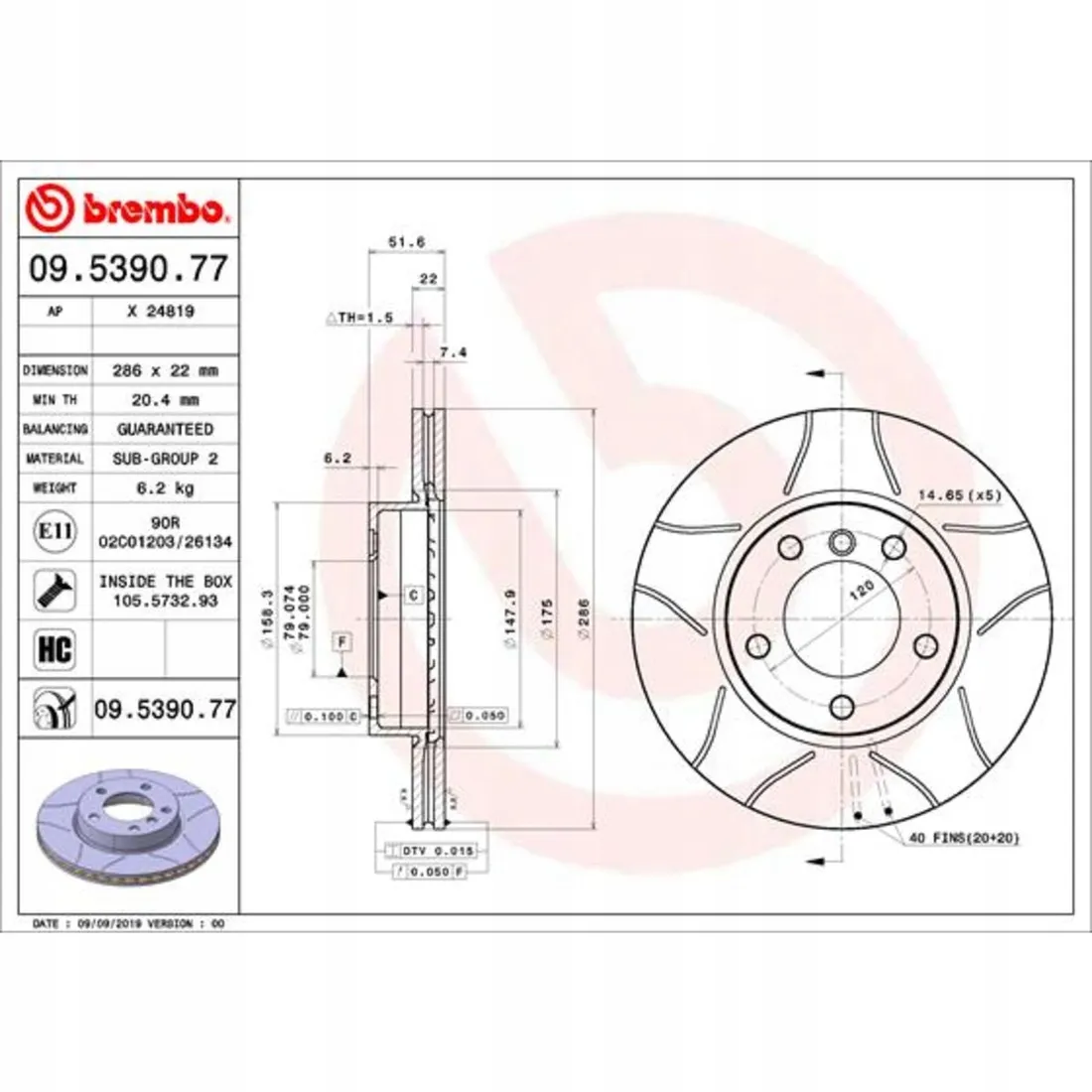 tarcza-brembo-max-bmw3-e36-3-e46-z3-e36-z4-e85-stan-nowy