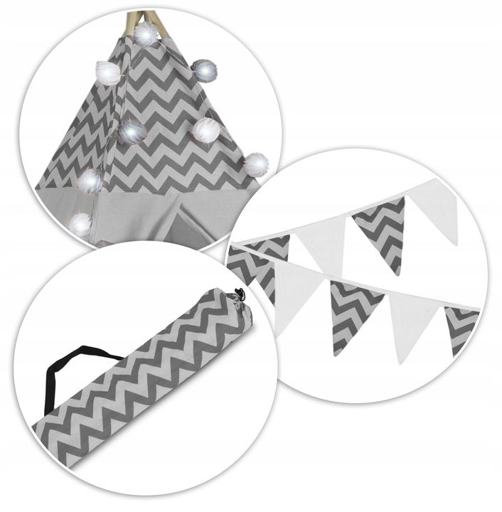 namiot-tipi-dla-dzieci-ze-swiatelkami-nukido-szary