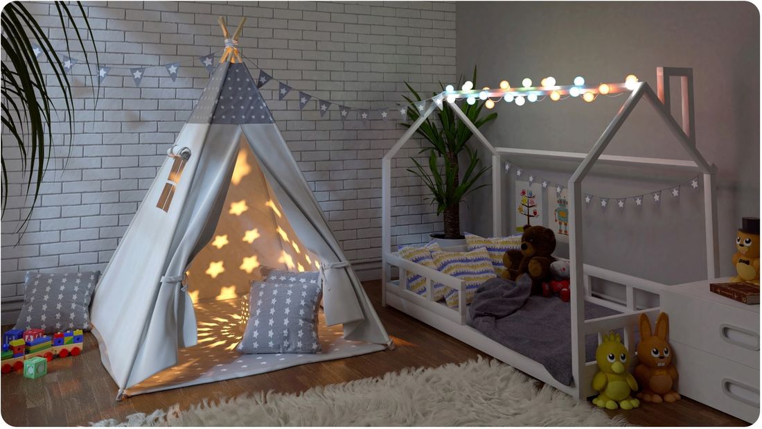 namiot-tipi-dla-dzieci-ze-swiatelkami-nukido-szary