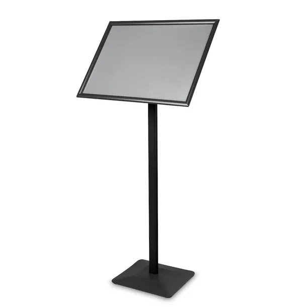 stojak-info-menu-premium-czarny-a2-stan-nowy