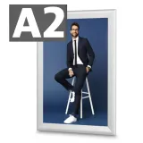 ramka-owz-premium-a2-srebrna-stan-nowy