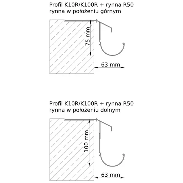 profil-prosty-k10r-system-basic-renoplast-stan-nowy