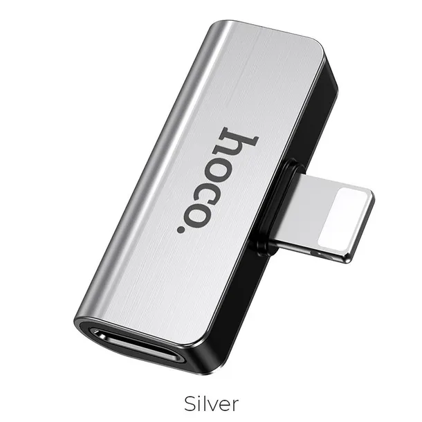 hoco-adapter-audio-2w1-iphone-lightning-8-pin-do-iphone-lightning-8-pin-waga-z-opakowaniem-0-3-kg