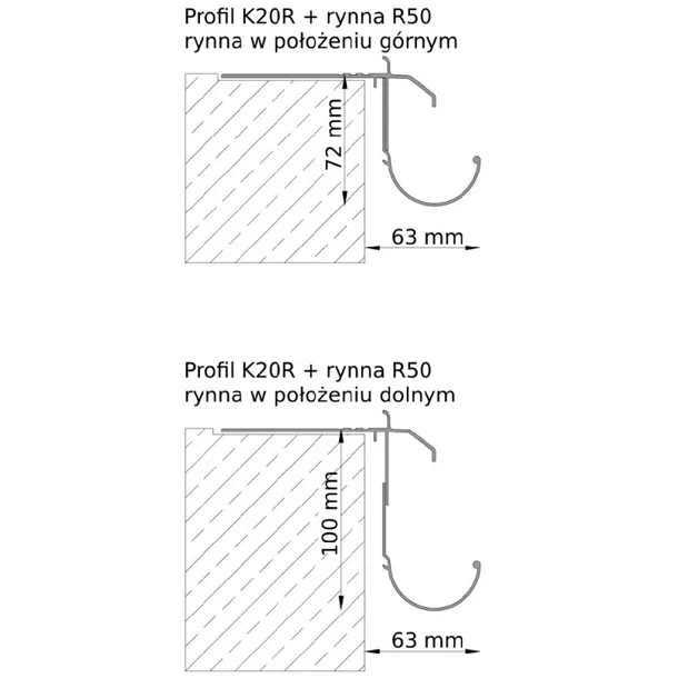 profil-prosty-k20r-system-simple-renoplast-stan-nowy