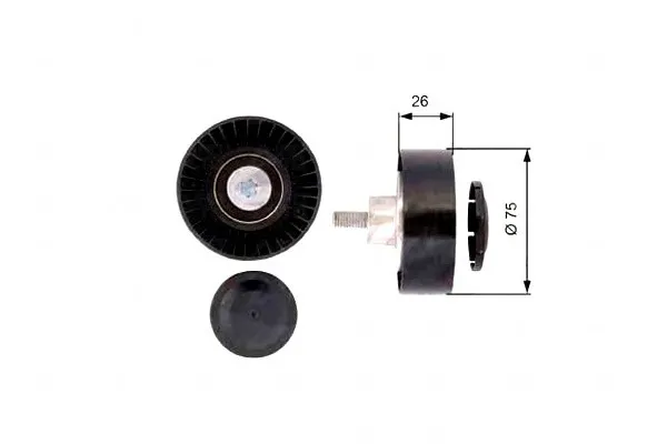 rolka-prowadzaca-pasek-bmw-5-e60-5-e61-7-e65