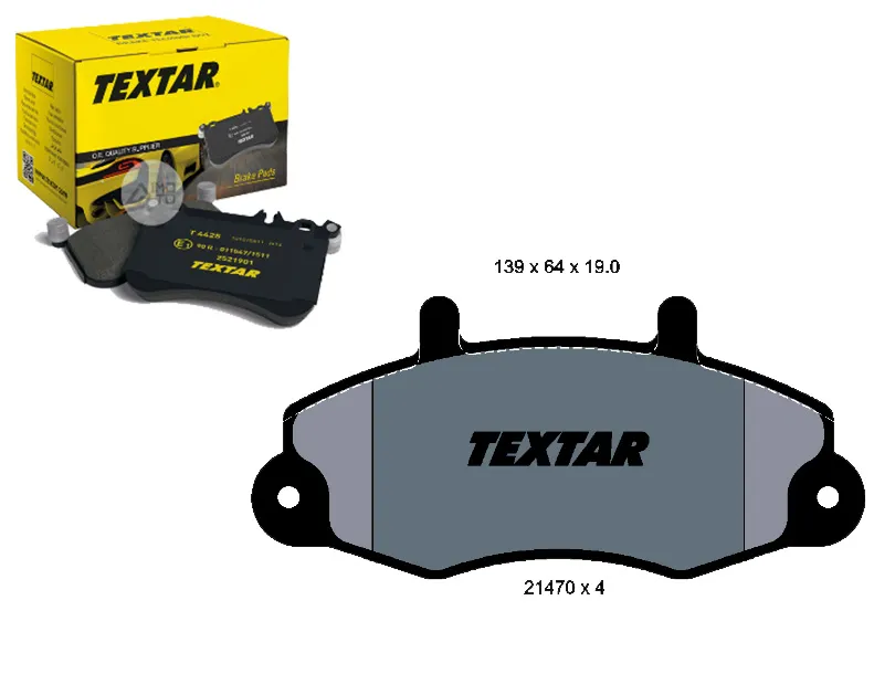 klocki-hamulcowe-ford-przod-transit91-textar-stan-nowy