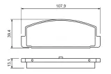klocki-hamulcowe-mazda-tyl-626-bosch-stan-nowy