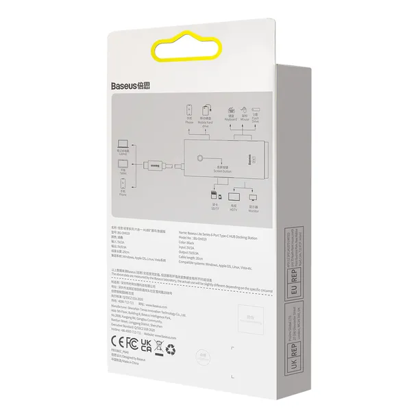 baseus-adapter-hub-typ-c-na-2xusb3-0-typ-c-hdmi-4k-sd-microsd-stan-nowy-waga-z-opakowaniem-0-3-kg