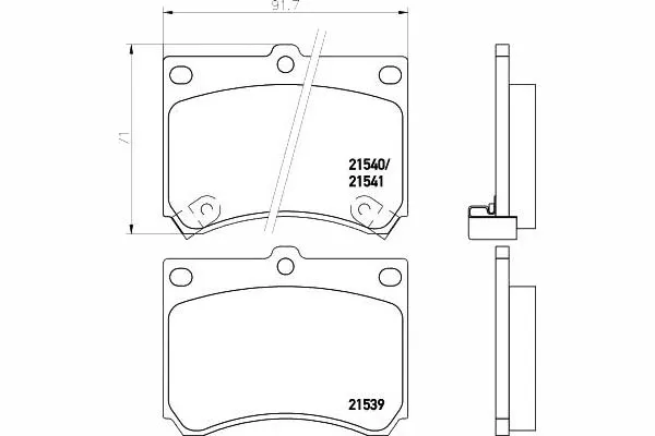 klocki-hamulcowe-mazda-przod-mx-3-textar-stan-nowy