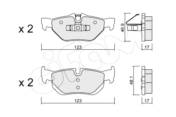 klocki-hamulcowe-bmw-3-e90-05-tyl-cifam-stan-nowy