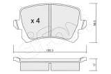klocki-hamulcowe-vw-passat-05-tyl-cifam-stan-nowy