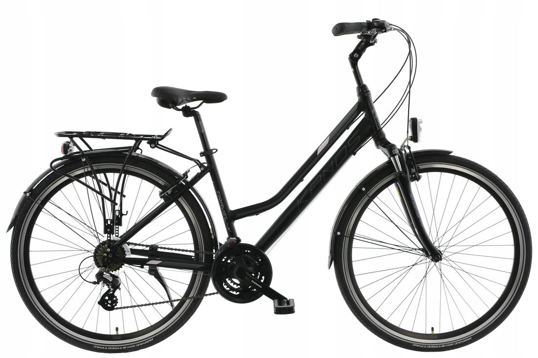 Rower Kands Trekking 28 TravelX D19 czarnróż r22 ERLI.pl