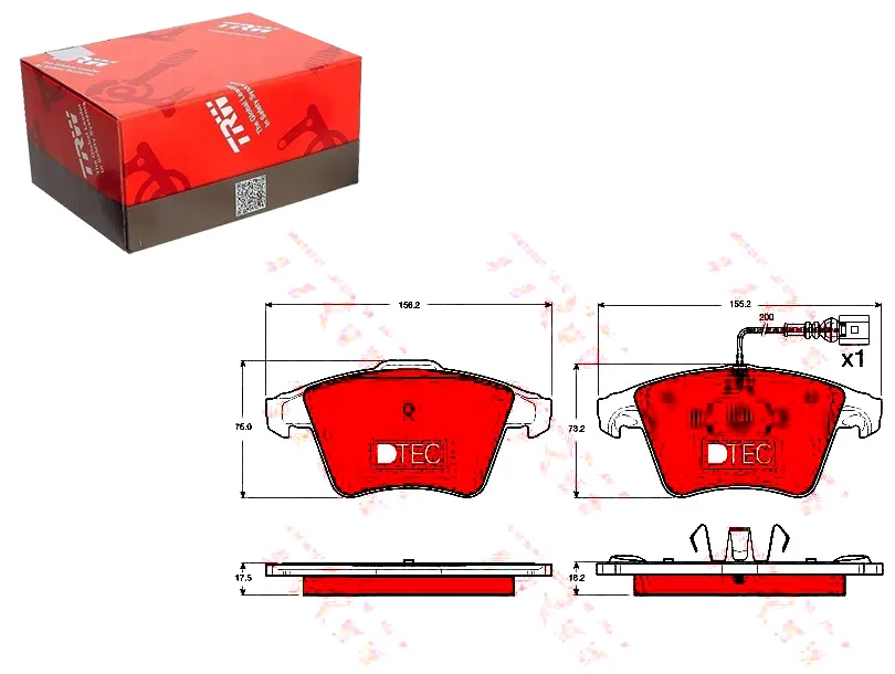 klocki-hamulcowe-vw-przod-multivan-t5-03-09-dtec-c-stan-nowy