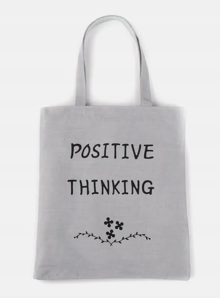 torebka-torba-szara-shopper-positive-thinking