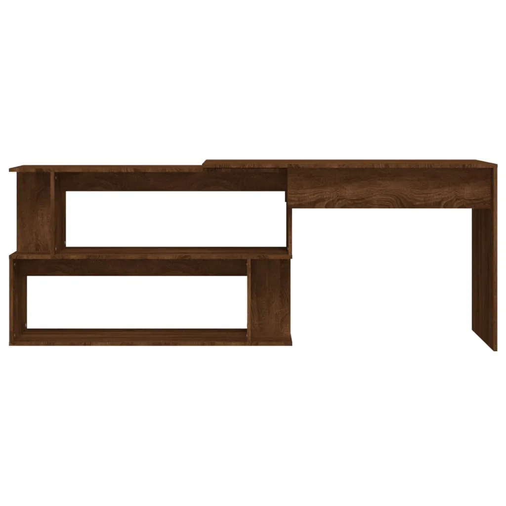 biurko-narozne-brazowy-dab-200x50x76-cm-stan-nowy