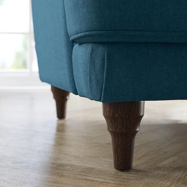 IKEA ESSEBODA Sofa dwuosobowa, Tallmyra niebieski/brązowy 