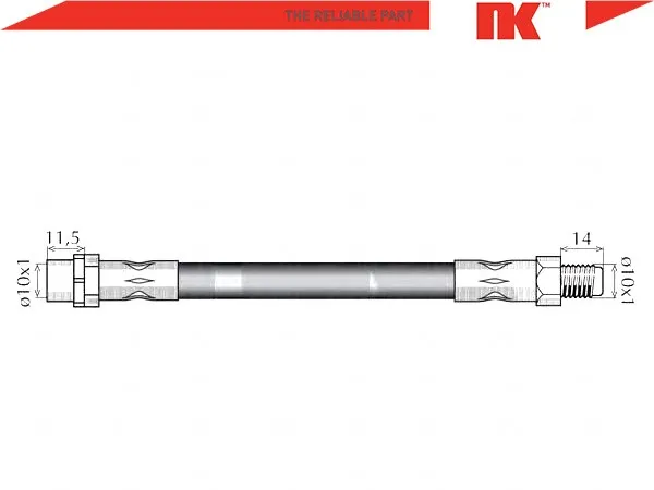 przewod-hamulcowy-elast-bmw-przod-e60-e61-03-nk-stan-nowy