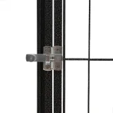 kojec-dla-psa-30-paneli-czarny-50x100-cm-stal-dlugosc-400-cm