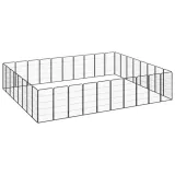 kojec-dla-psa-36-paneli-czarny-50x100-cm-stal