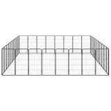 kojec-dla-psa-36-paneli-czarny-50x100-cm-stal-dlugosc-500-cm
