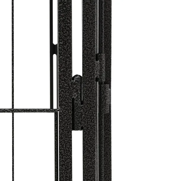 kojec-dla-psa-36-paneli-czarny-50x100-cm-stal-szerokosc-400-cm