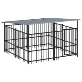 kojec-dla-psa-z-zadaszeniem-stalowy-375-m