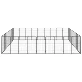 kojec-dla-psa-40-paneli-czarny-50x100-cm-stal-dlugosc-550-cm