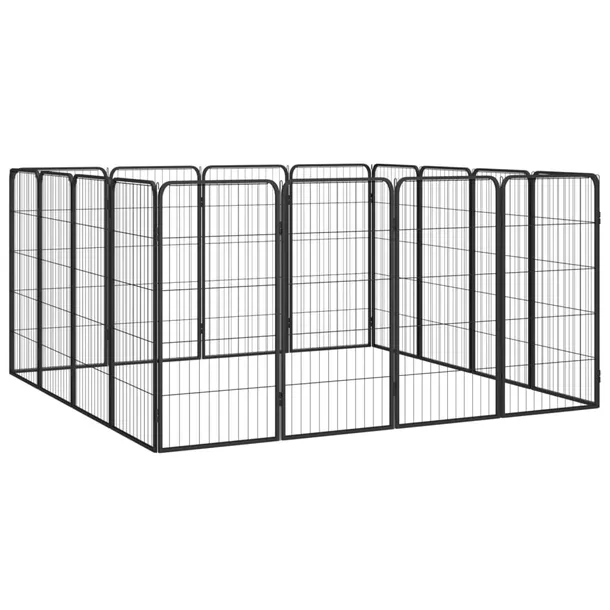 kojec-dla-psa-16-paneli-czarny-50x100-cm-stal-rodzaj-kojec