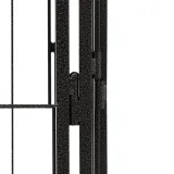 kojec-dla-psa-16-paneli-czarny-50x100-cm-stal-szerokosc-150-cm