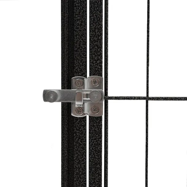 kojec-dla-psa-10-paneli-czarny-50x100-cm-stal-dlugosc-200-cm