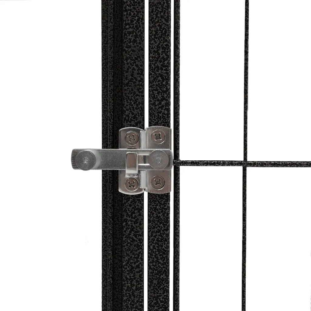 kojec-dla-psa-10-paneli-czarny-50x100-cm-stal