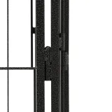 kojec-dla-psa-28-paneli-czarny-50x100-cm-stal-szerokosc-drzwiczek-50-cm