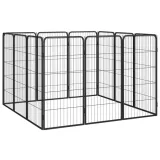 kojec-dla-psa-12-paneli-czarny-50x100-cm-stal-marka-vidaxl