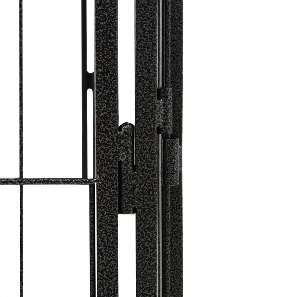 kojec-dla-psa-12-paneli-czarny-50x100-cm-stal-kolor-czarny