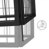 kojec-dla-psa-18-paneli-czarny-50x100-cm-stal-material-wykonania-inny