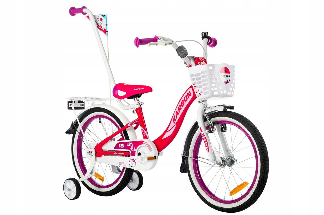 Rower dziecięcy 18 KARBON KITTY różowy R23 - ERLI.pl
