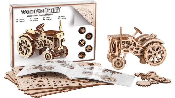 drewniane-puzzle-3d-traktor-stan-nowy-marka-inna