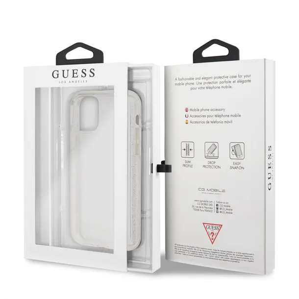 guess-glitter-case-etui-iphone-11-pro-max-silver-stan-nowy-kolor-inny