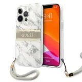 guess-marble-strap-etui-iphone-13-pro-max-szary
