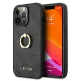 guess-4g-ring-case-etui-iphone-13-pro-max-szary